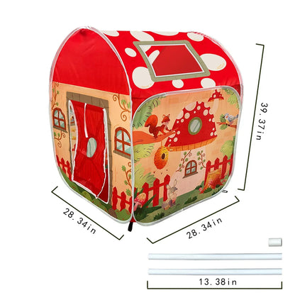 Children's Indoor Tent Toys Playhouse House Garden Foldable Tent Ocean Ball Pool Girl Boy Gift Game Boys and Girls Folding Good Vibrations