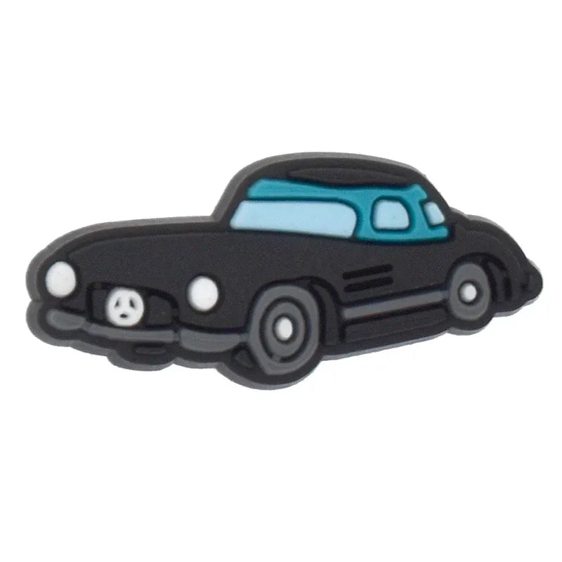 Shoe Charms for Crocs Accessories
 Sports Car Shoes Charm for Croc Decorations Pins Men Accessory Jeans Woman Clogs Clips Badges Good Vibrations