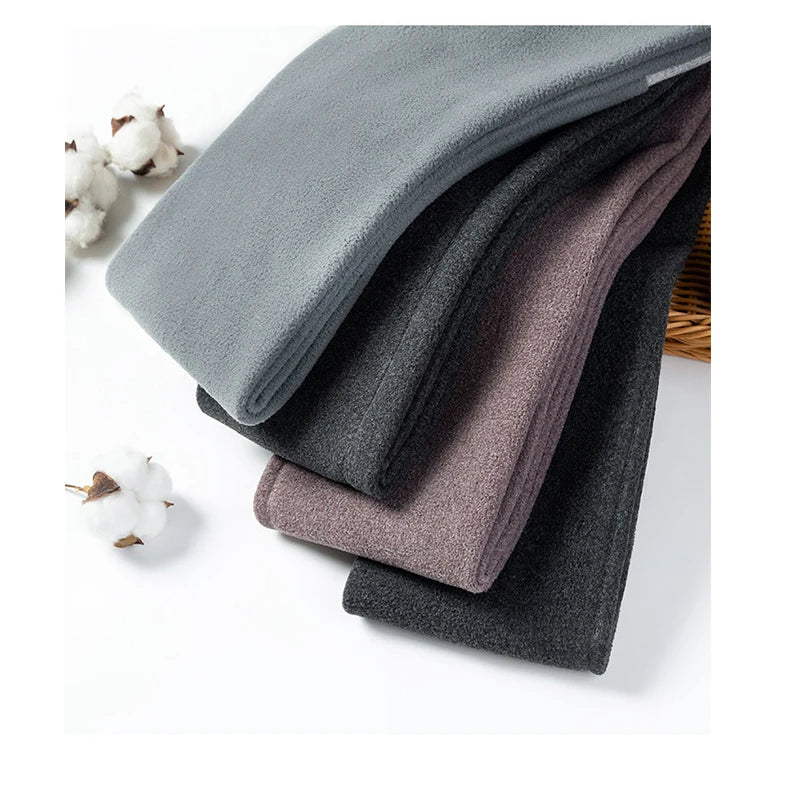 Home Wear Pregnant Women Leggings Cotton Vertical Stripes Autumn Winter Plus Fleece Thickened Warm Belly Support Tights Good Vibrations