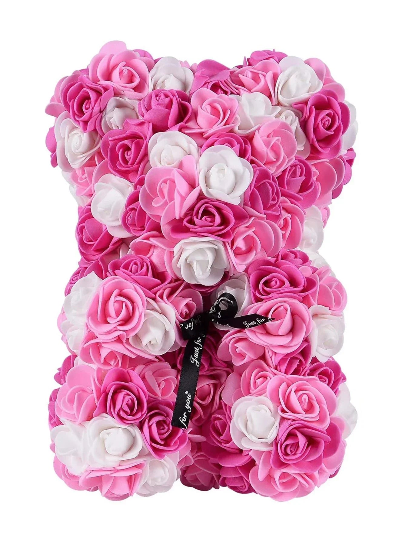 Rose Teddy Bear Artificial Flower Anniversary Valentines Day Birthday Gift Mothers Day Mom Gifts Girlfriend Birthday Gifts Women Good Vibrations