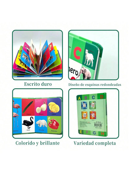 Children's Arabic Enlightenment Cognitive Book: Digital Fruits and Animals, Joyful Enlightenment Journey Good Vibrations