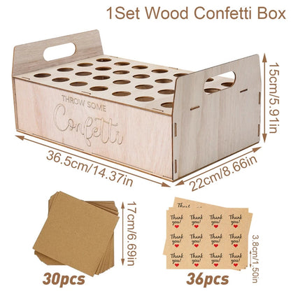 Wedding Tray Confetti Cone Stand Box Kraft Paper Tray Rustic Wedding Decoration Wedding Confetti Cones Cones Wedding Set supply Good Vibrations