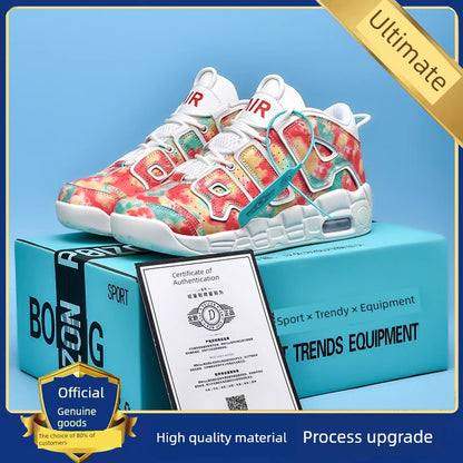 Putian Pippen Big Air Basketball Men's Shoes Trendy Casual Cushion Damping Youth Actual Combat Abrasion Resistant Sports Sneakers Good Vibrations