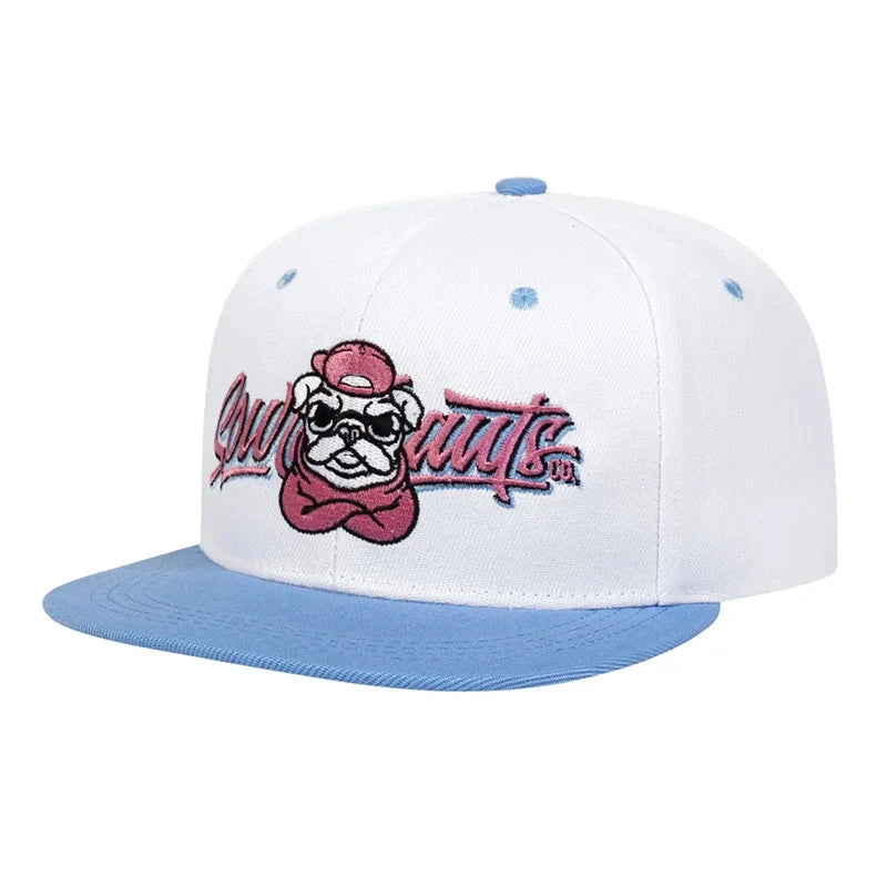 Fashion SummertimeUnisex Eye PIZZA Embroidery Hip-hop Hats Springand Autumn Outdoor Adjustable Casual BaseballCaps Sunscreen Hat Good Vibrations