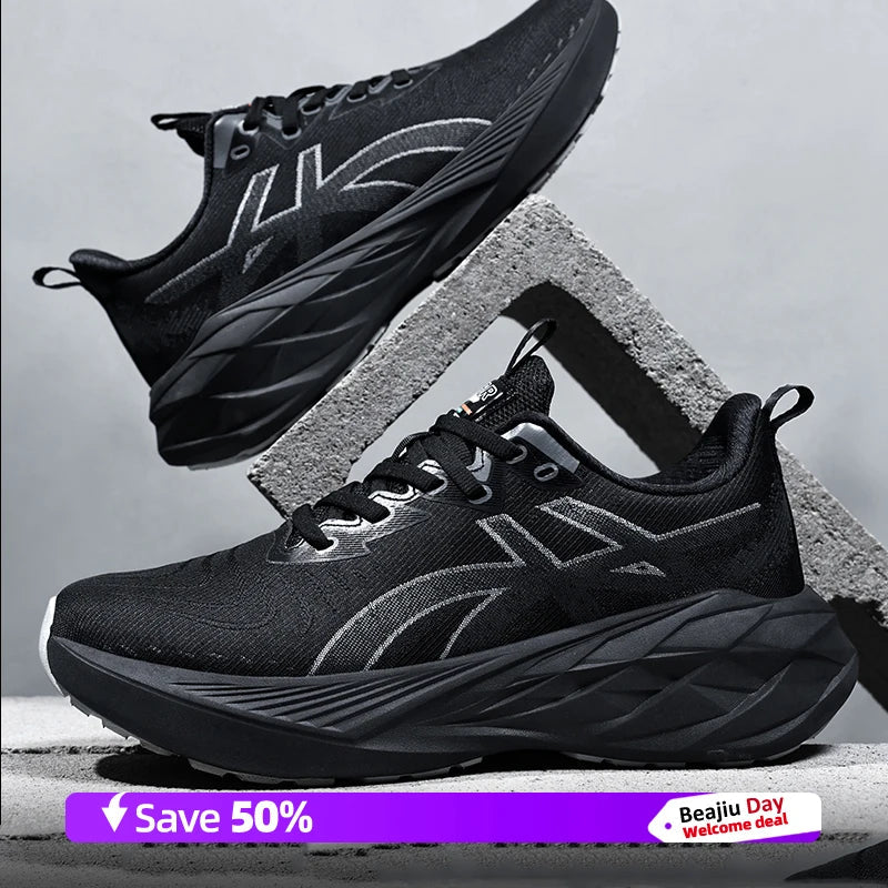 Running Shoes Training Speciality Marathon Men Sports Breathable Lightweight Women's Comfortable Nonskid Leisure Sneakers Good Vibrations