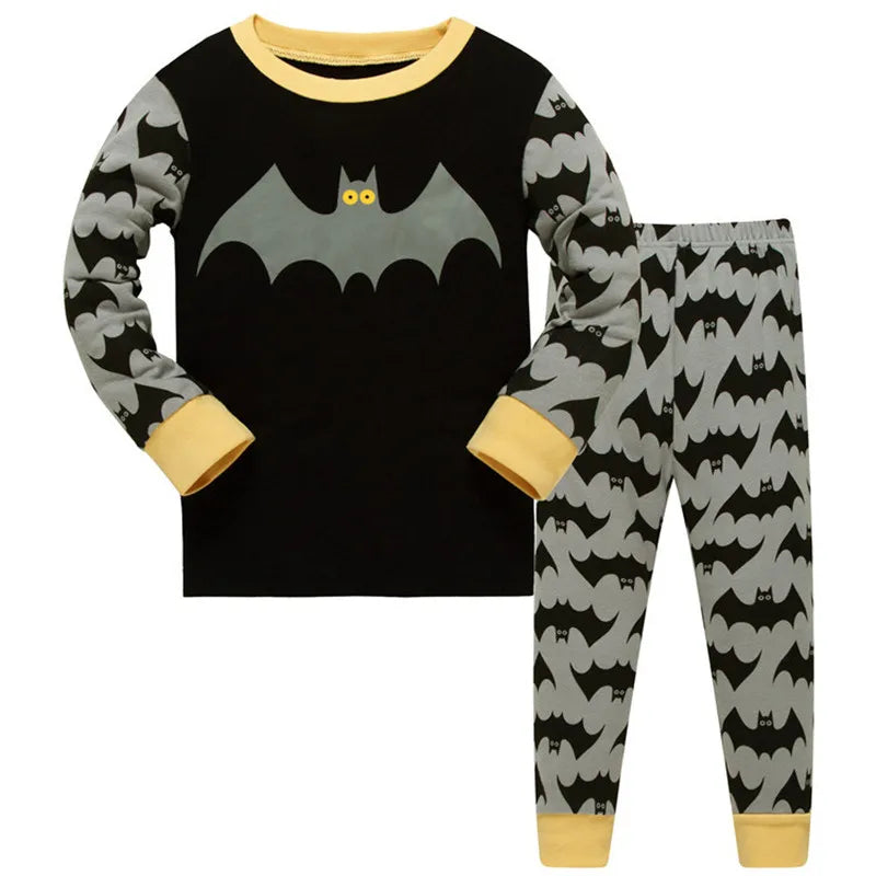 Jumping Meters 3-8T Flamingo Print  Autumn Winter Girls Sleepwear Fashion Children's Home Clothes Kids Pyjamas Costume Good Vibrations