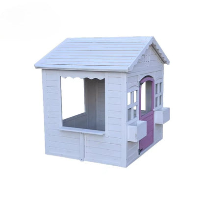 Outdoor Backyard Kindergarten Kids Role Play House Wooden Playhouse Kids Cubby House for Kids Good Vibrations
