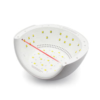 Red Light Nail Lamp Quick Drying Gel Polish With 30/60/120s Timer Auto Sensor Nail Art Machine For Salon Good Vibrations