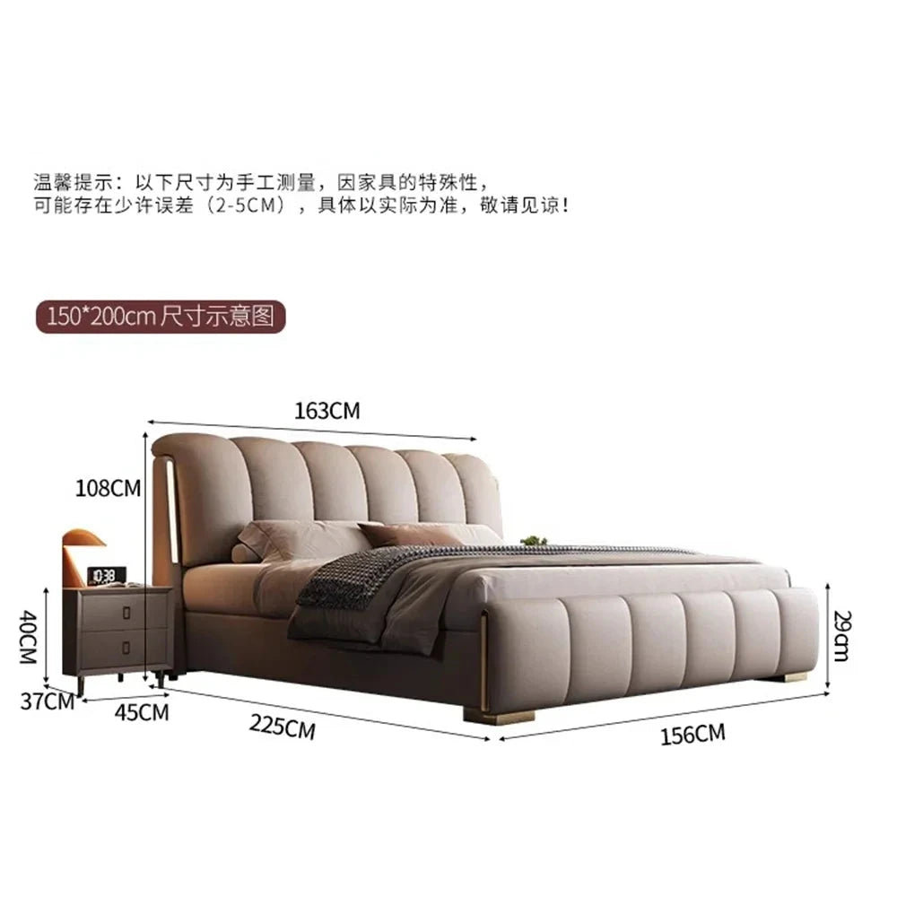 Teenage Girls Bedroom Bed Double Modern Nightstands Luxury Beds King Size Frames Camas Matrimonial Furniture Accessories Good Vibrations