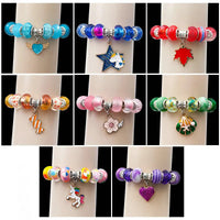 Charm Bracelet Making Kit for Girls Kids Jewelry Making Kit DIY Charm Bracelet Necklace Kit for Crafts Birthday Easter Gifts Good Vibrations