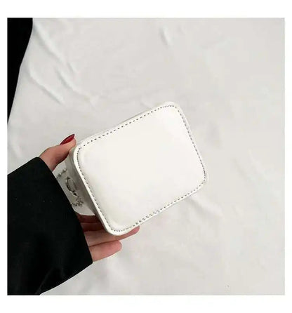 Printed Graffiti Small Square Bag Fashion Cool Crossbody Bag Funny Box Shoulder Bag For Girls Good Vibrations