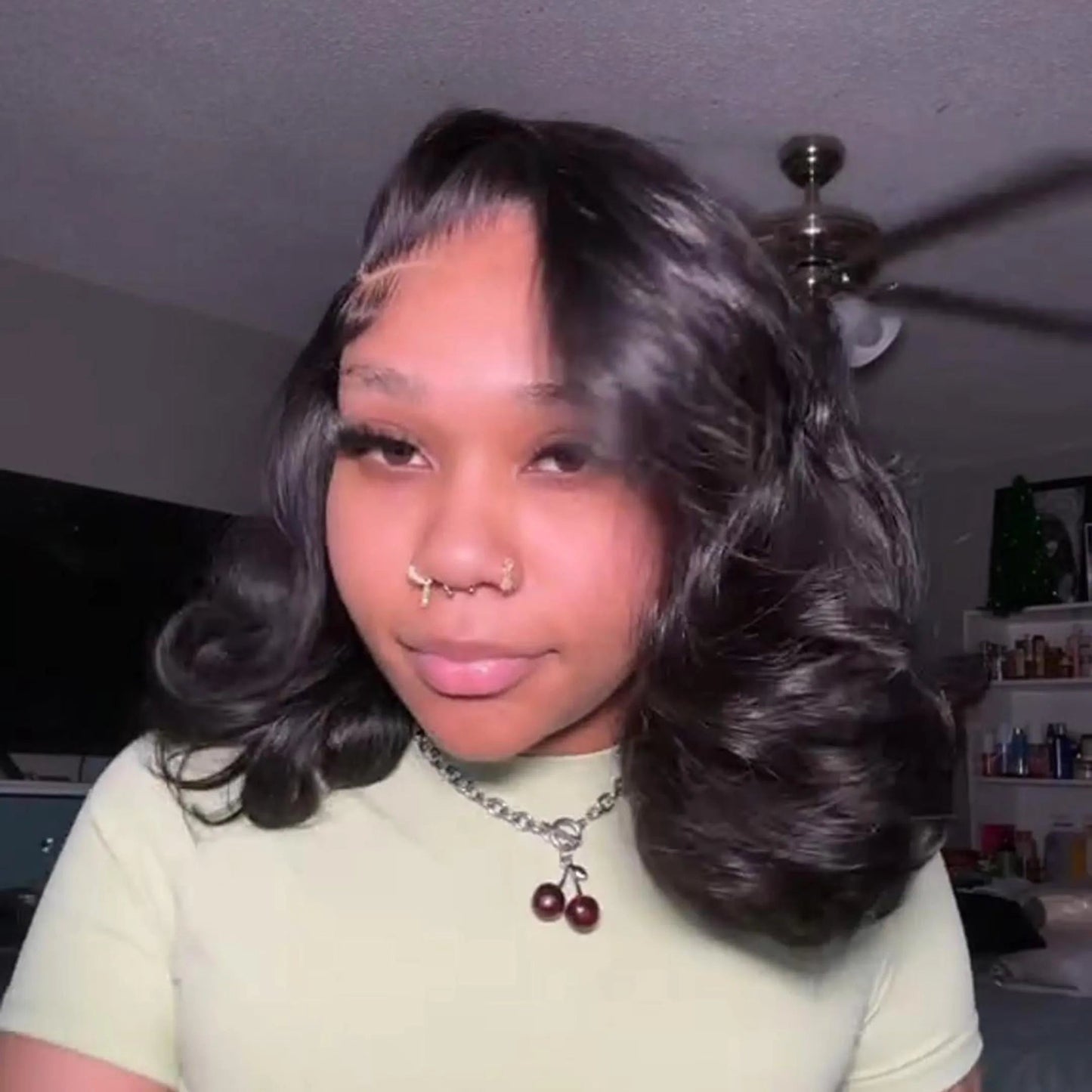 WestKiss Side Part Glueless Layered Cut Human Hair Wig RTG Body Wave 6x8 Lace Closure Wig Pre Plucked Pre Cut Pre Bleached Good Vibrations