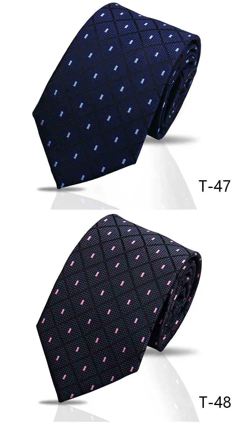Elegant Ties For Men Fashion Item Necktie High Quality Classic Men Tie Suit Accessories Wedding Gifts Business Party Wholesale Good Vibrations