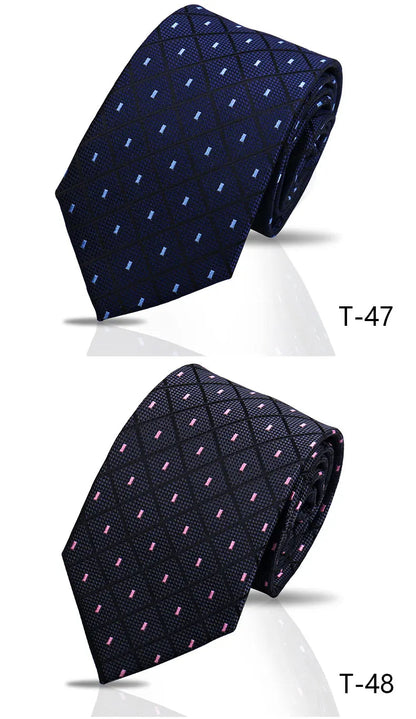Elegant Ties For Men Fashion Item Necktie High Quality Classic Men Tie Suit Accessories Wedding Gifts Business Party Wholesale Good Vibrations