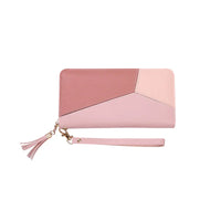 Fashion Zipper Wallets Womens Long Purses Handbags Coin Purse Cards Holder PU Leather Billfold Wallet Good Vibrations
