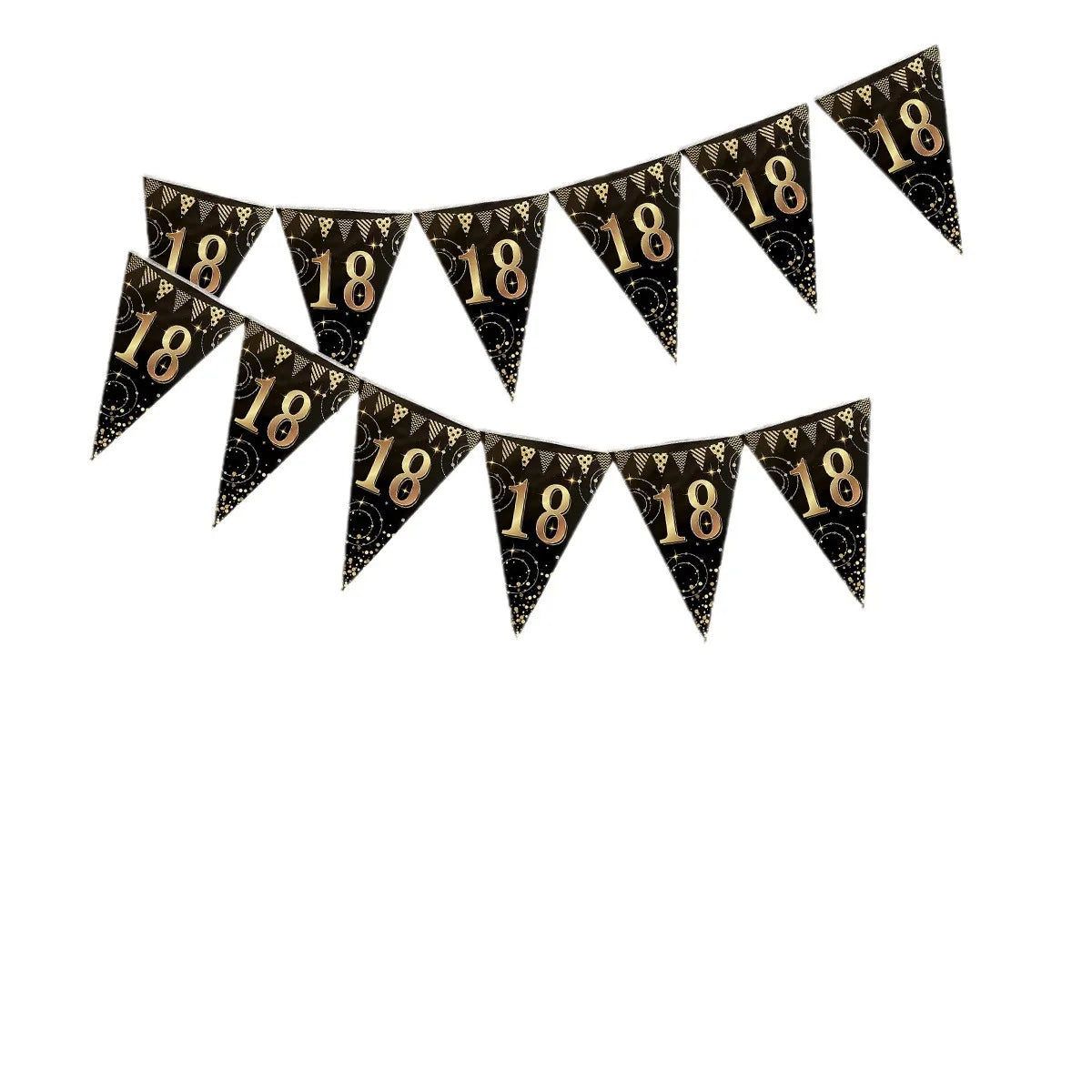 16th 60th 50 Year Happy Birthday Party Decoration Banners Supplies Good Vibrations