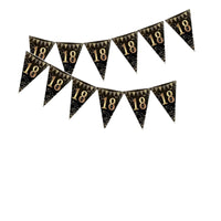16th 60th 50 Year Happy Birthday Party Decoration Banners Supplies Good Vibrations