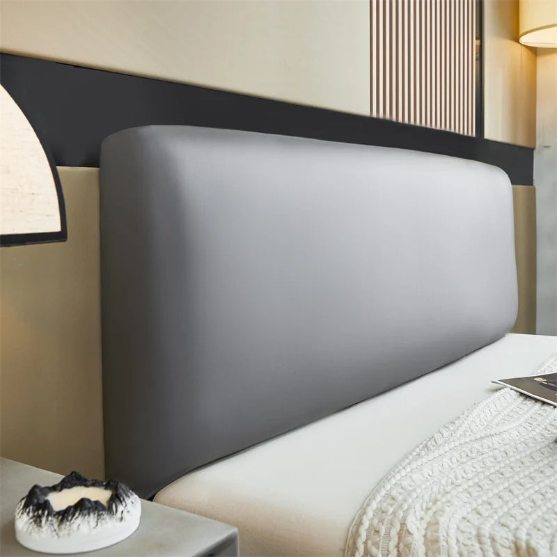 Pu Leather Bed Headboard Cover Technology Cloth Waterproof Bed Head Cover All-inclusive Bedside Protector Slipcovers Bedroom Good Vibrations