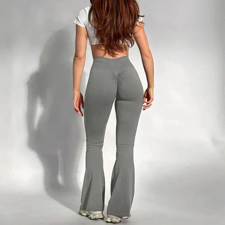 High Waist Workout Yoga Leggings Fitness Butt Lifting Scrunch Butt Sports Gym Pants Women Good Vibrations