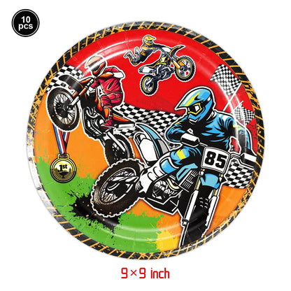 Motorcycle/Dirt Bike Birthday Party Decor Good Vibrations