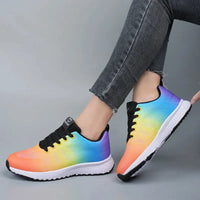 Women Sports Shoes for Women 2023 Casual Tennis Shoes Breathable Walking Mesh Platform Running Shoes Sneakers Female Footwear Good Vibrations