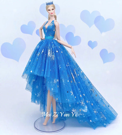fashion for barbie elegant lady wedding dress for 30cm doll clothes princesa for bjd 1/6 dress long dress accessories Good Vibrations