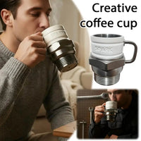 Spark Plug Mug Industrial Coffee Cup For Car Enthusiasts Collectors Mechanics Home Office Desk Garage Display Birthday Gift Good Vibrations
