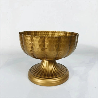 Vintage Iron Compote Bowl Vases for Wedding Centerpieces Small Set of 2 Good Vibrations