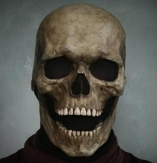 Halloween Mask Latex Scary Horror Decoration Full Head Skull Mask Helmet Cosplay Jaw Masque Gifts Party Costume Pro Mask Good Vibrations