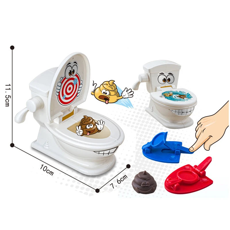 Toilet Poop Toys Party Funny Children's Sensory Toys Stool Toilet Toy for Girls and Boys Todders Kid Children Xmas Gifts Good Vibrations