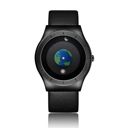 Fashion Simple Minimalist Watch Men Sports Watches Creative Turntable Quartz Wristwatches Relogio Masculino Mannen Horloge Good Vibrations