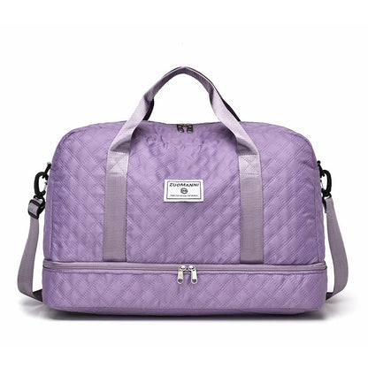 Lightweight Luggage Bag, Large Capacity Travel Duffle Bag Gym Tote Bags, Shoulder Weekender Overnight Bag Good Vibrations Adult Super Store