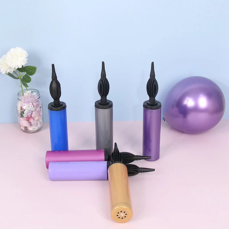 Balloon Pump Balloon Accessories Balloon inflator hand push Air Pump Wedding Valentine Birthday Party Decoration Tools Good Vibrations