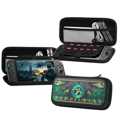 For NS For Switch 2 Game Console Storage Case Portable Carrying Bag Hard Shell NS 2 Console Travel Case with 10 Game Card Slots Good Vibrations