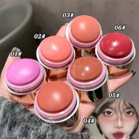 Blush Cream 6 Colors Natural Makeup Cheek Contour Lasting Matte Velvet Mousse Blush Mud Peach Cream Rouge Cheek Tint Cosmetics Good Vibrations