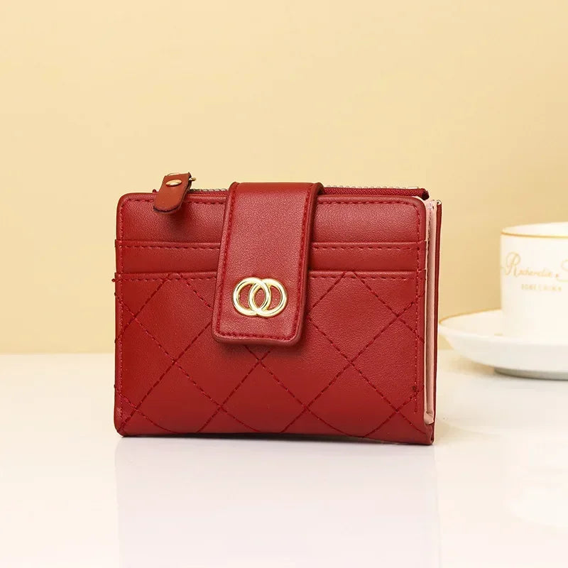 Women's Wallet Zipper&Hasp cute wallet Student Small PU Wallet Coin Purse Fashion Women Card Holder Lovely Money Bag Good Vibrations