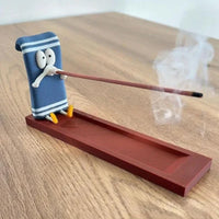 Incense Stick Holder Handmade Burner for Home Office Decor Meditation Yoga Aromatherapy Gifts Craft Decorative Accessories Good Vibrations