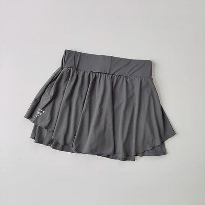Sports skirt fake two-piece running skirt womensummer quick drying hip covering light proof breathable tennis Yoga skirt pants Good Vibrations