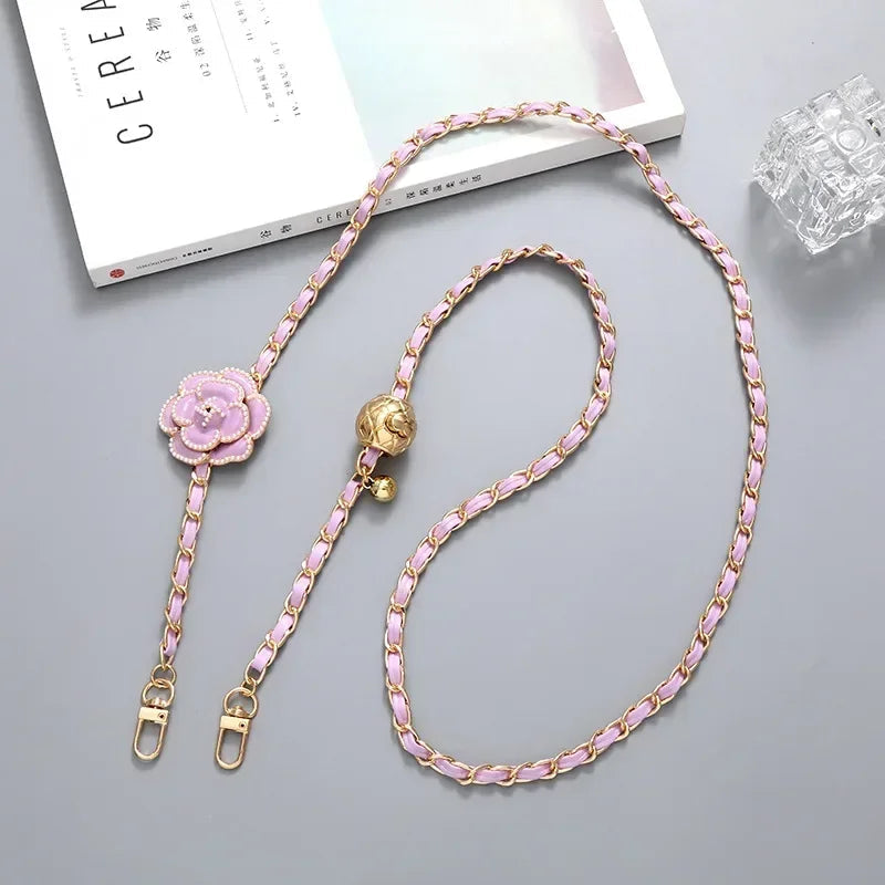 Camellia Cross Body Mobile Phone Chain Good Vibrations