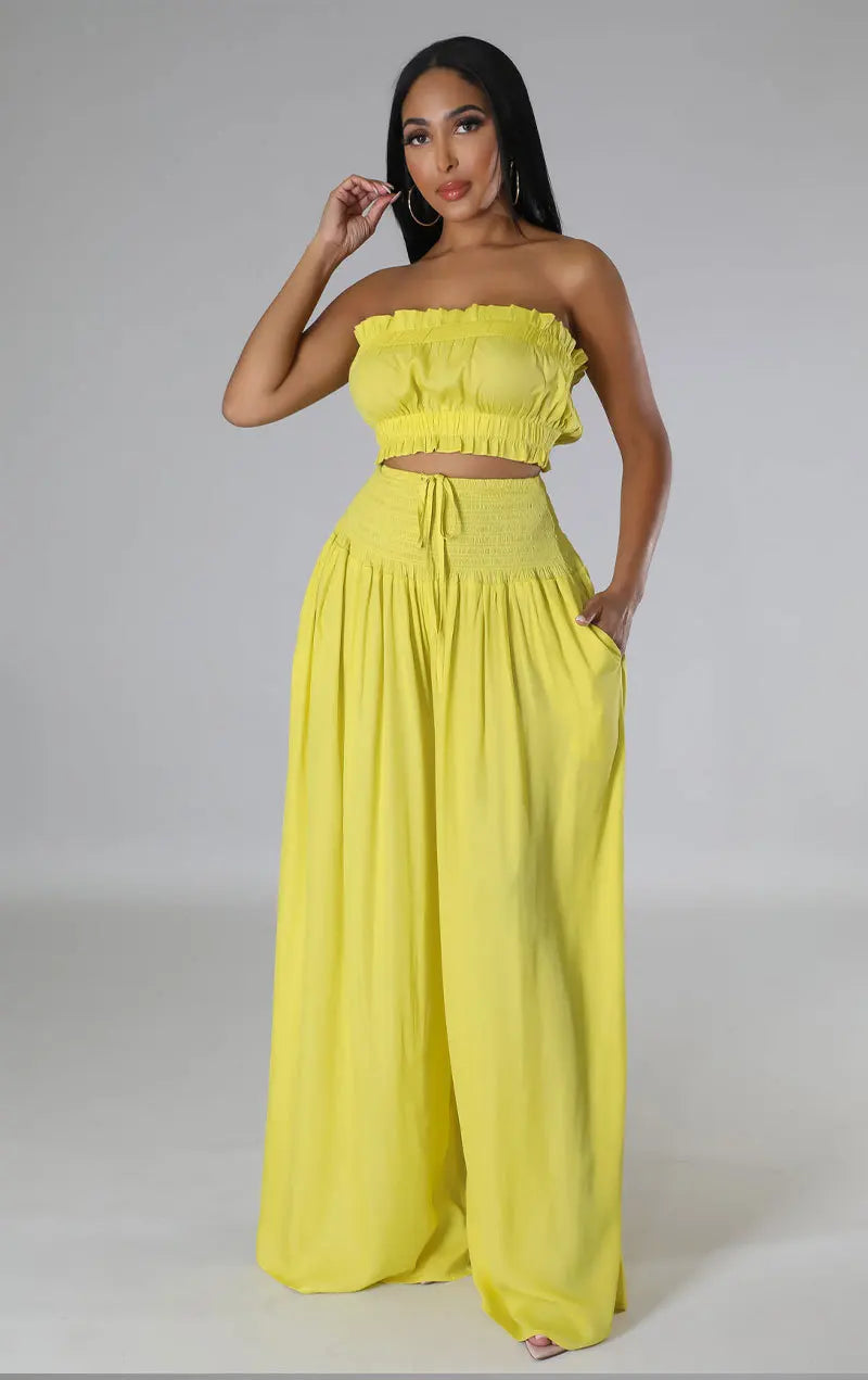 Two Piece Set for Women Pants 2 Piece Sets Women Outfit Pants Set Woman 2 Pieces Night Club Outfits Wholesale Clothes Good Vibrations