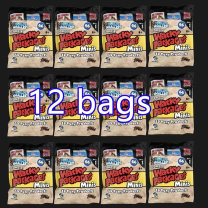World's Smallest Wacky Packages Minis 3d Puny Products Blind Bag Candy Toy Retro Supermarket Miniature Toy Ornament Kids Gifts Good Vibrations