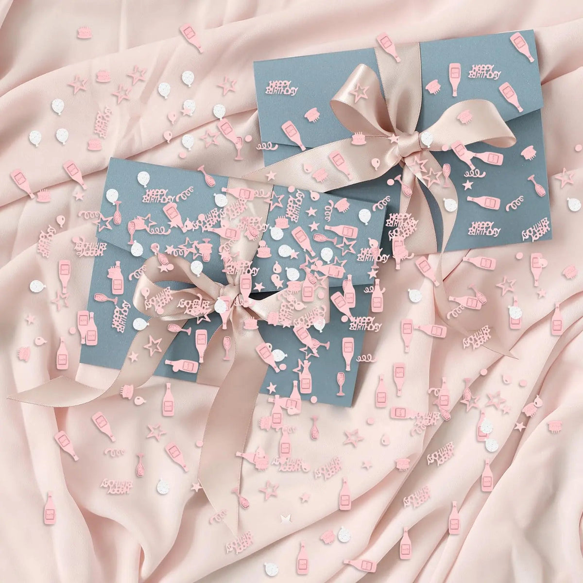 1bag Glitter Rose Gold and Silver Confetti Birthday Supplies Wedding Throw Baby Shower Party Wedding Ceremony Throw Supplies Good Vibrations
