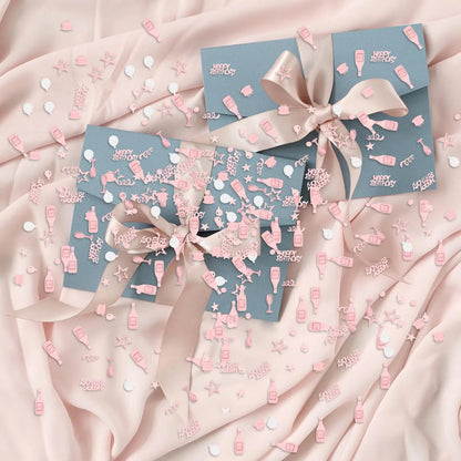 1bag Glitter Rose Gold and Silver Confetti Birthday Supplies Wedding Throw Baby Shower Party Wedding Ceremony Throw Supplies Good Vibrations