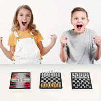 Mini Magnetic Chess Board Game Toys Folding Magnetic Plastic Chessboard Portable Interactive Toy for Kids Adult Birthday Gift Good Vibrations Adult Super Store