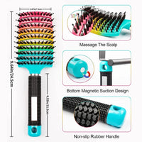 1pc Magic Scalp Massage Hair Brush for Women - Professional Detangling Tool for Wet Curly Hair - Hairdressing Tool Good Vibrations