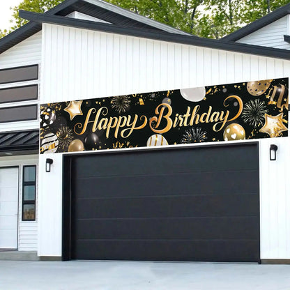 Happy Birthday Banner Birthday Party Decoration Kids Boys Girl Baby Shower Decoration Bunting Garland Banners Flags Anniversary Good Vibrations