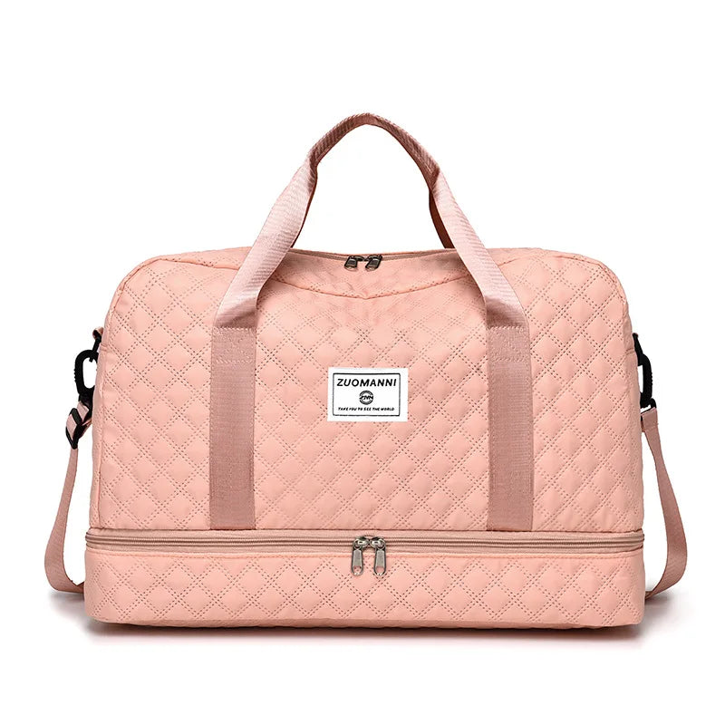 Lightweight Luggage Bag, Large Capacity Travel Duffle Bag Gym Tote Bags, Shoulder Weekender Overnight Bag Good Vibrations Adult Super Store