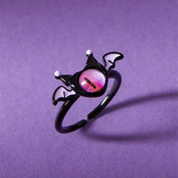 Kiss Jewelry Halloween Little Monster Wing Bat Eye Stud Earrings Women Cute Animal Eye Punk Earring Girls Y2K Brincos Party Gift Good Vibrations