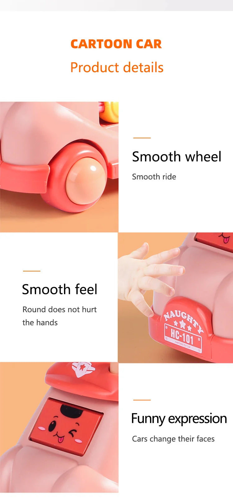 Kid Pull Along Toy Walking Trolley Musical Light Up Car Toy Crawling To Walking Learning Toys Cartoon Polyhedral Trolley Car Toy Good Vibrations