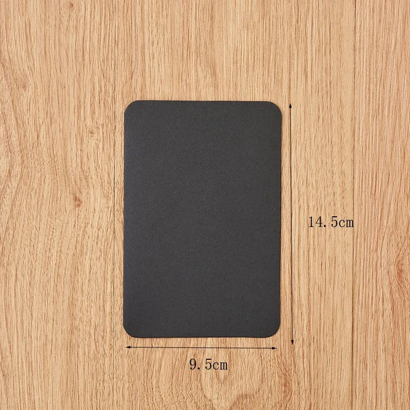 DIY Handmade Invitation Card 10PCS Blank Kraft Paper Gift Bouquet Message Card Folding Greeting Card For Festival Birthday Decor Good Vibrations